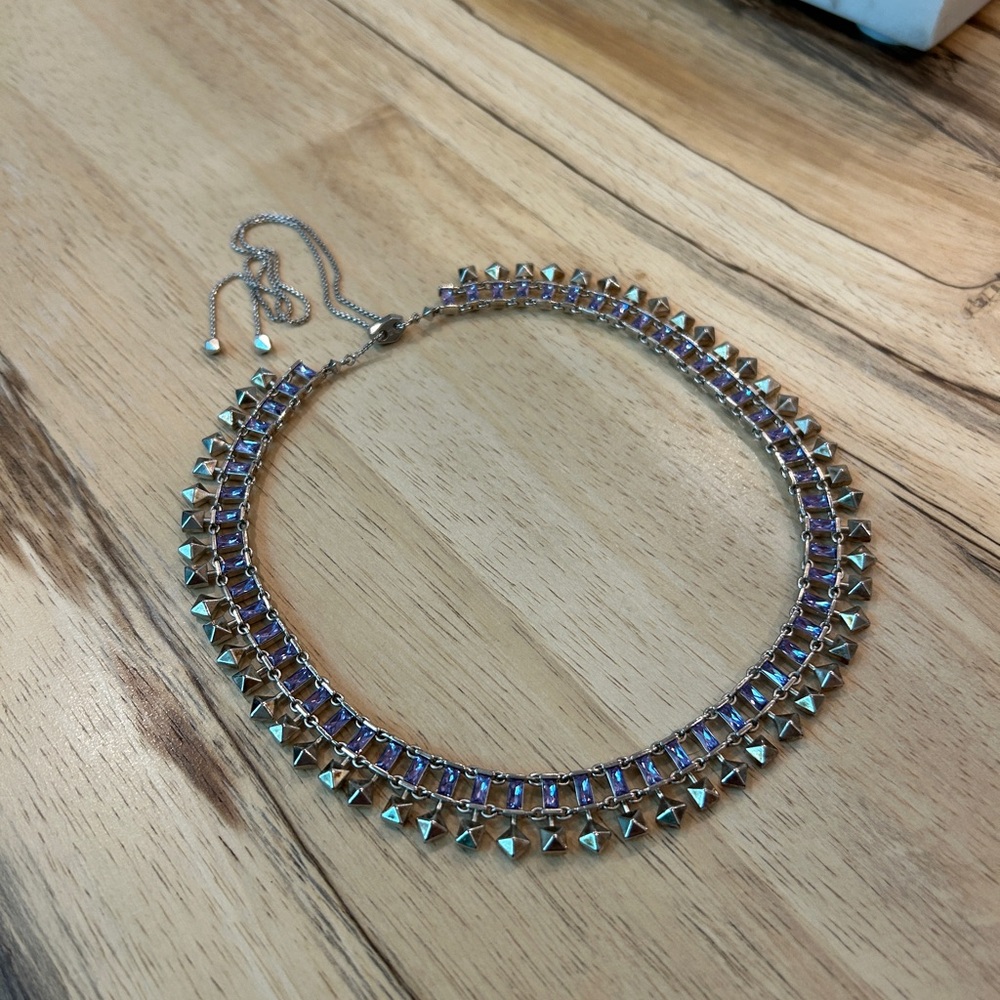 Kendra Scott Silver Collar Necklace